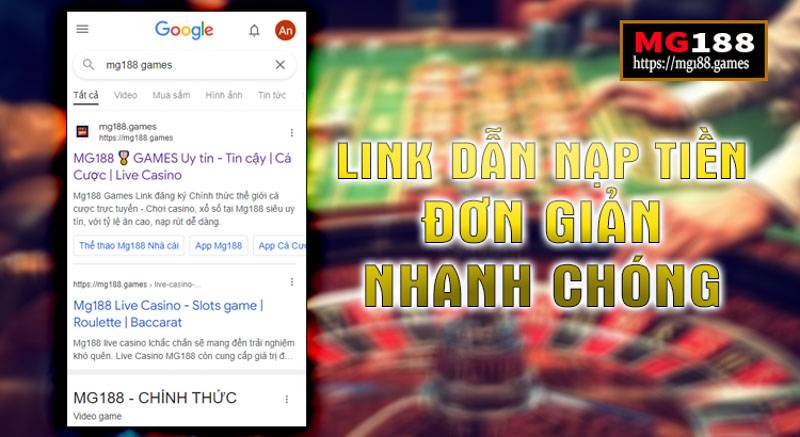 Link nạp tiền tại Mg188